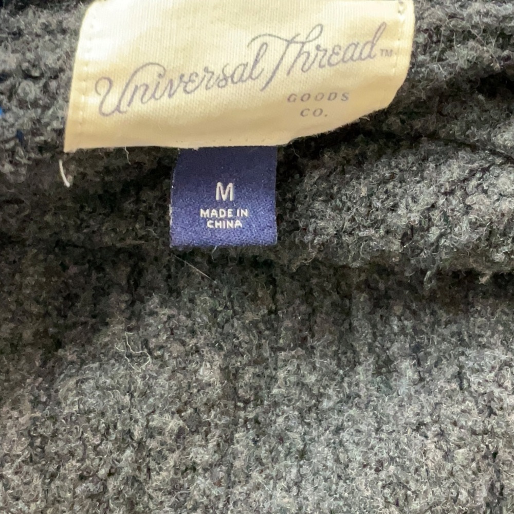 Universal Thread Charcoal Open-Front Cardigan - Picture 4 of 5